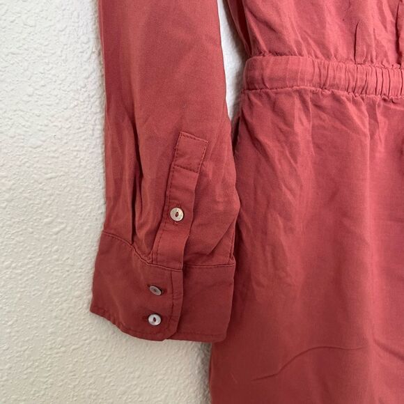 Forever 21 Long sleeve botton down Romper size S - Picture 5 of 7